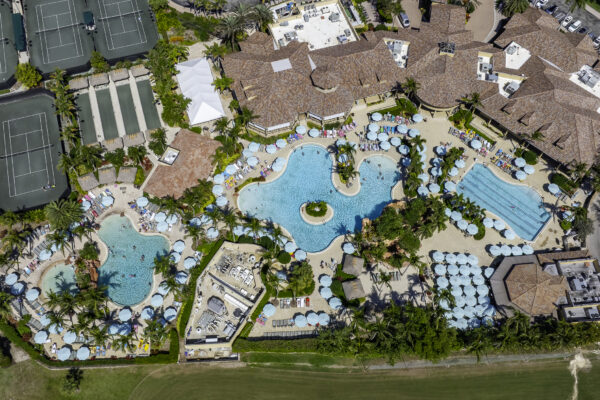 Lely Golf and Tennis Country Players Club Naples Aerial Stock Photography-2
