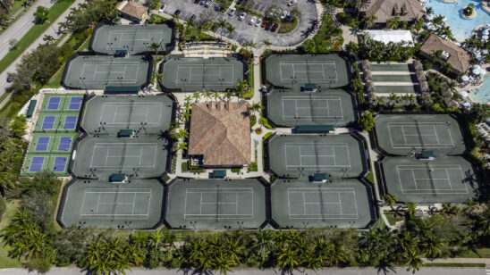 Lely Golf and Tennis Country Players Club Naples Aerial Stock Photography-3