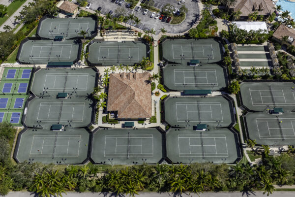 Lely Golf and Tennis Country Players Club Naples Aerial Stock Photography-3