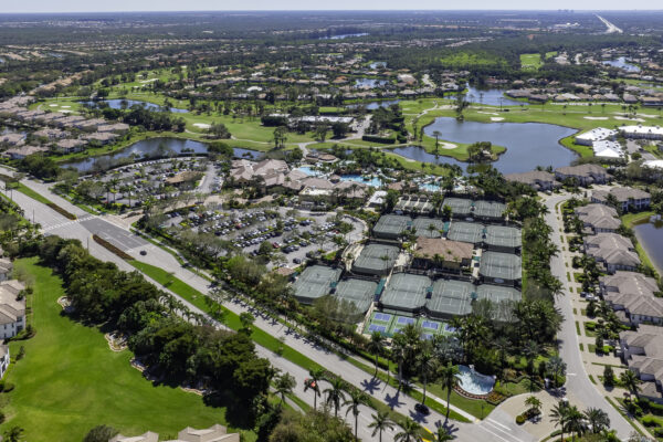 Lely Golf and Tennis Country Players Club Naples Aerial Stock Photography-4