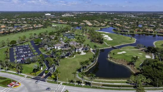 Lely Golf and Tennis Country Players Club Naples Aerial Stock Photography-6