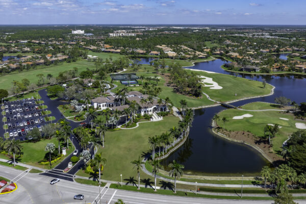 Lely Golf and Tennis Country Players Club Naples Aerial Stock Photography-6