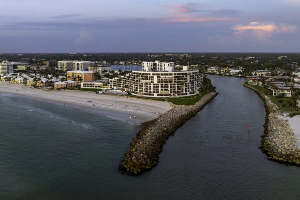 Admiralty Point Doctors Pass Naples Aerial Stock Photography-7