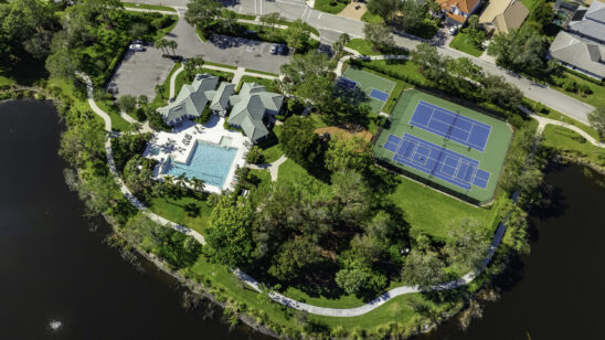 Autumn Woods Naples Aerial Stock Photogrpahy-2