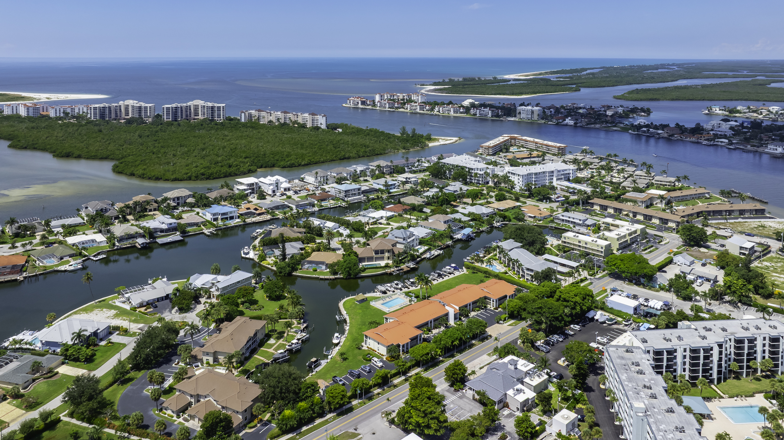 Marco Island North Aerial Stock Photography-2