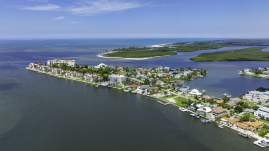 Marco Island North Isles of Capri Aerial Stock Photography