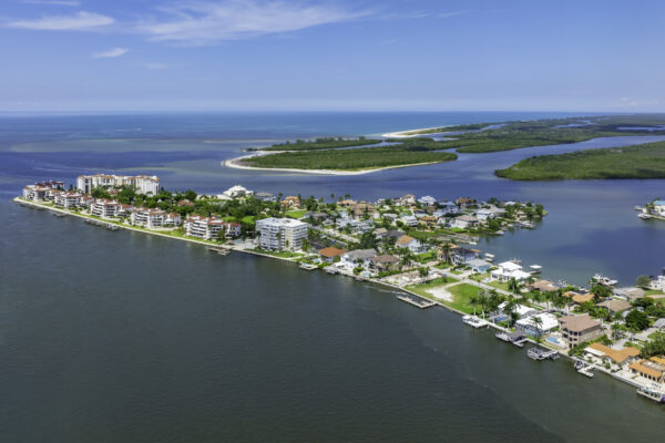 Marco Island North Isles of Capri Aerial Stock Photography