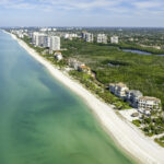 Bay Colony Pelican Bay Beach Naples Aerial Stock Photography-2