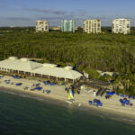 Bay Colony Pelican Bay Beach Naples Aerial Stock Photography-5