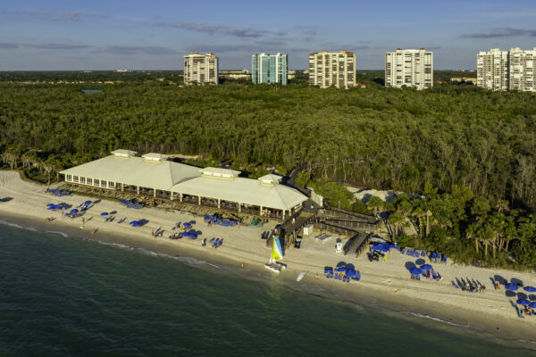 Bay Colony Pelican Bay Beach Naples Aerial Stock Photography-5