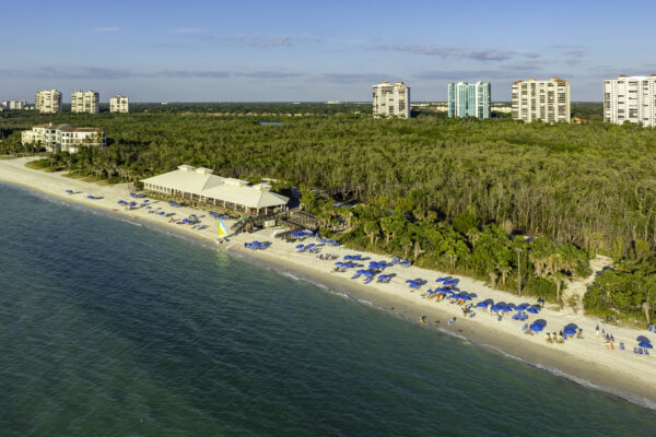 Bay Colony Pelican Bay Beach Naples Aerial Stock Photography-6