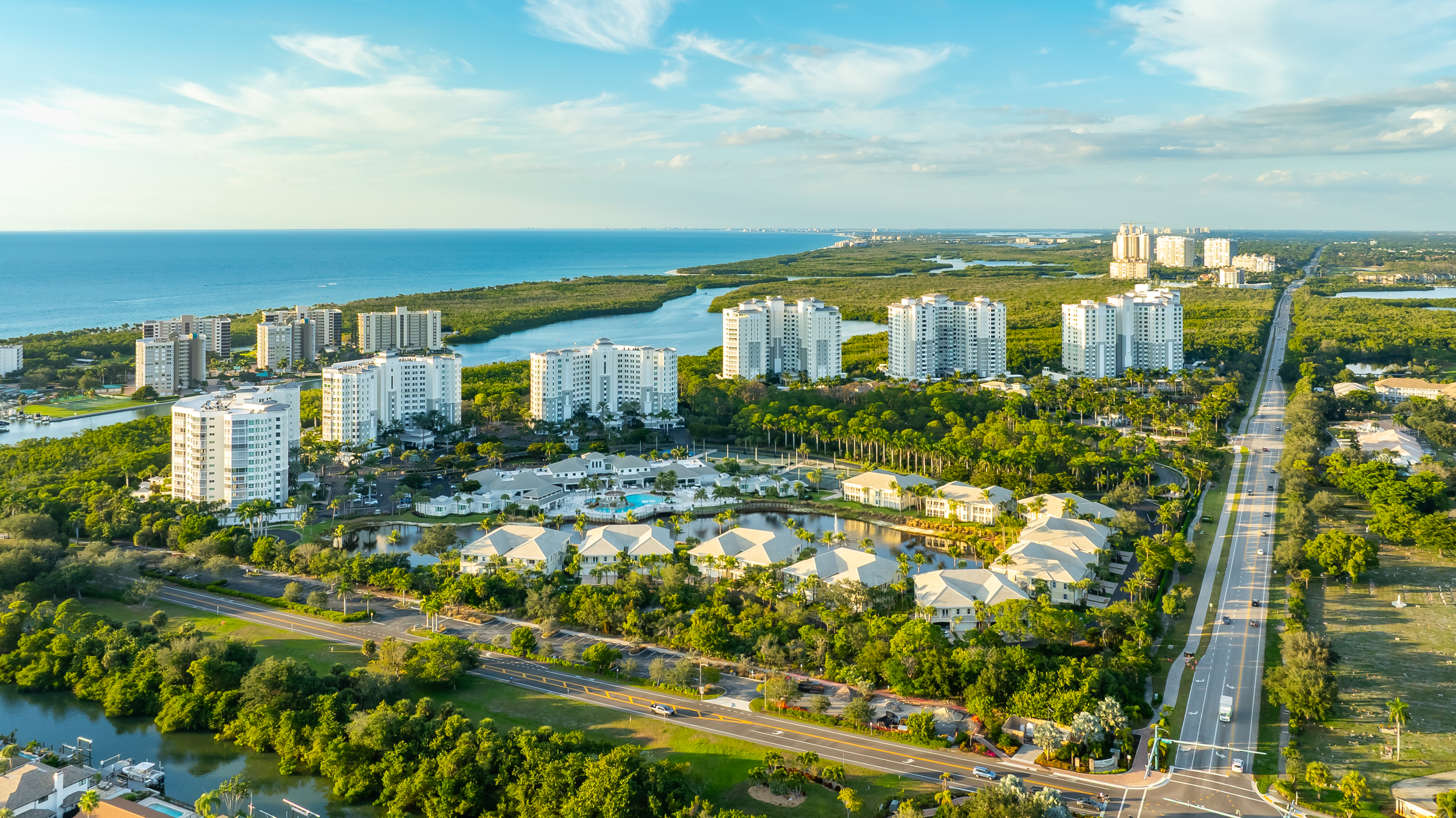 Vanderbilt Beach Conners Naples Aerial Stock Photography-3