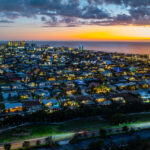 Vanderbilt Beach Conners Night Naples Aerial Stock Photography