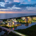 Vanderbilt Beach Conners Night Naples Aerial Stock Photography-2