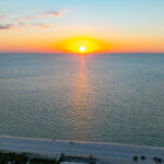 Vanderbilt Beach Conners Sunset Naples Aerial Stock Photography
