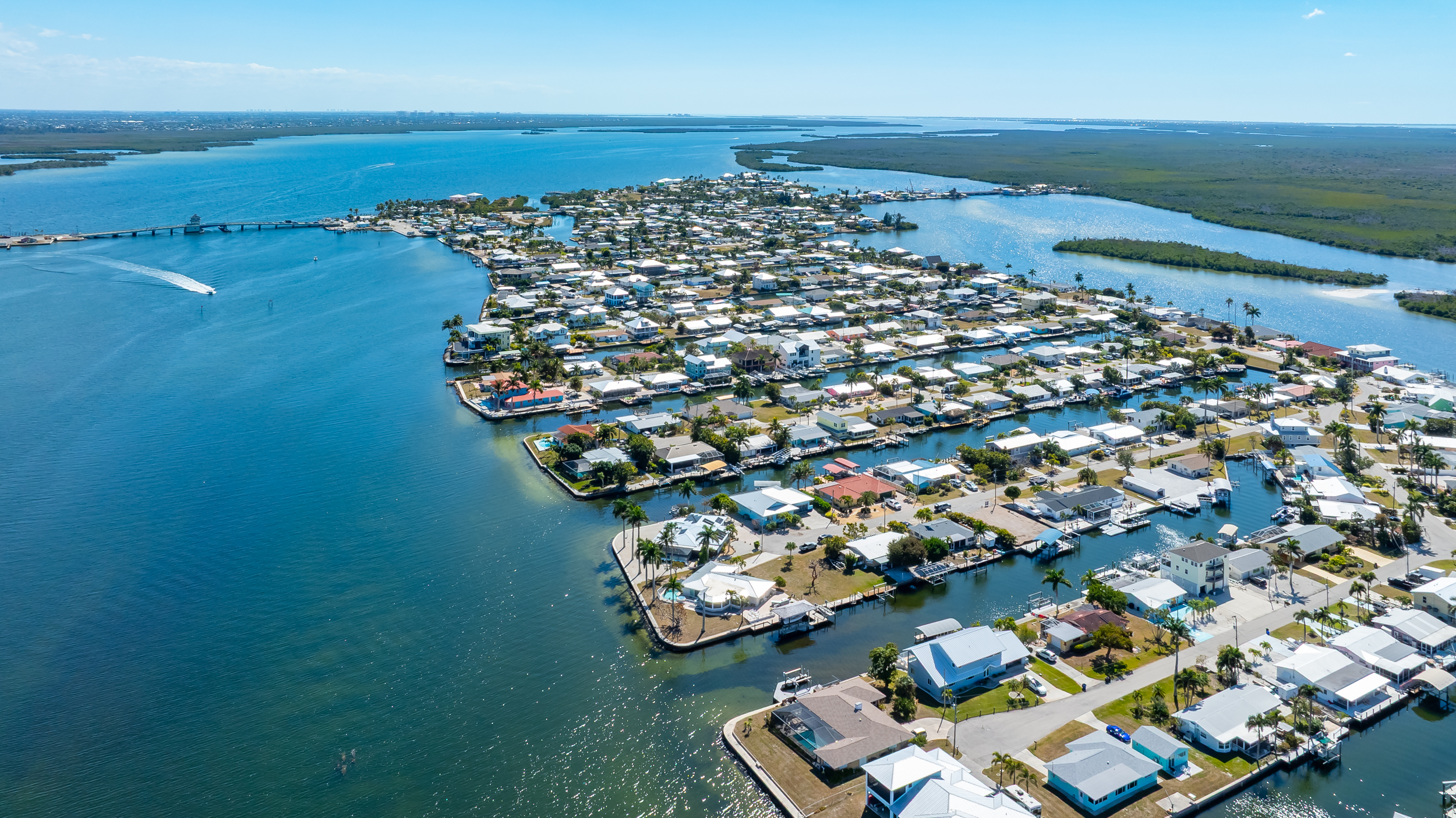 Matlacha Pine Island aerial Stock Photography-2