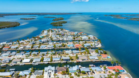 Matlacha Pine Island aerial Stock Photography-5