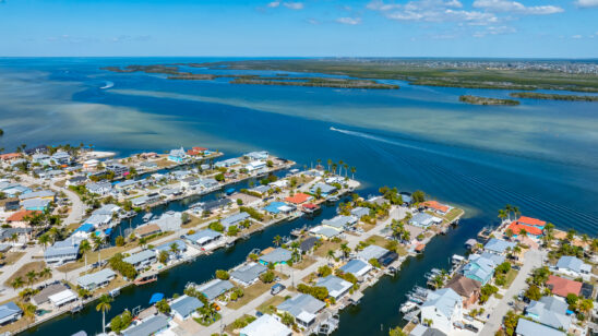 Matlacha Pine Island aerial Stock Photography-6