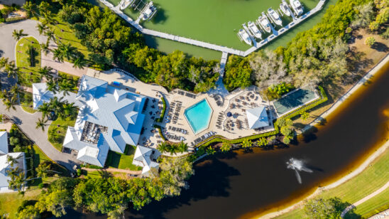 Wiggins Pass Tarpon Naples Aerial Stock Photography-2