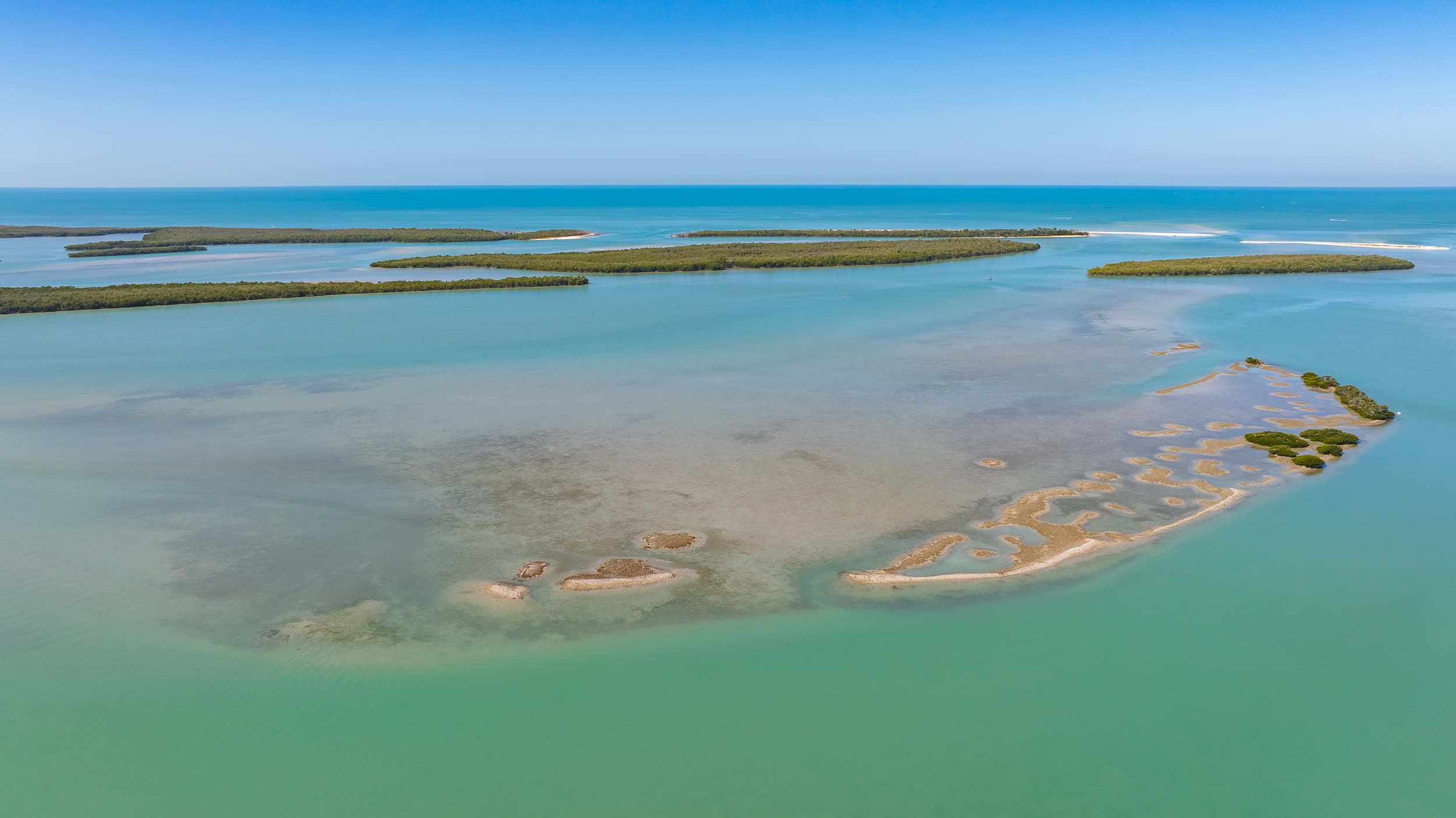 Marco Island Cape Romano Aerial Stock Photography