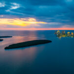 Marco Island Cape Romano Sunset Aerial Stock Photography-2