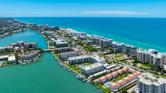 Moorings Park Shore Naples Florida Aerial photos Stock Photography