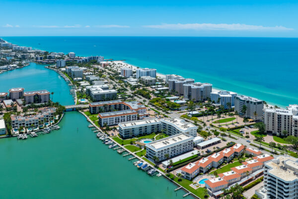 Moorings Park Shore Naples Florida Aerial photos Stock Photography