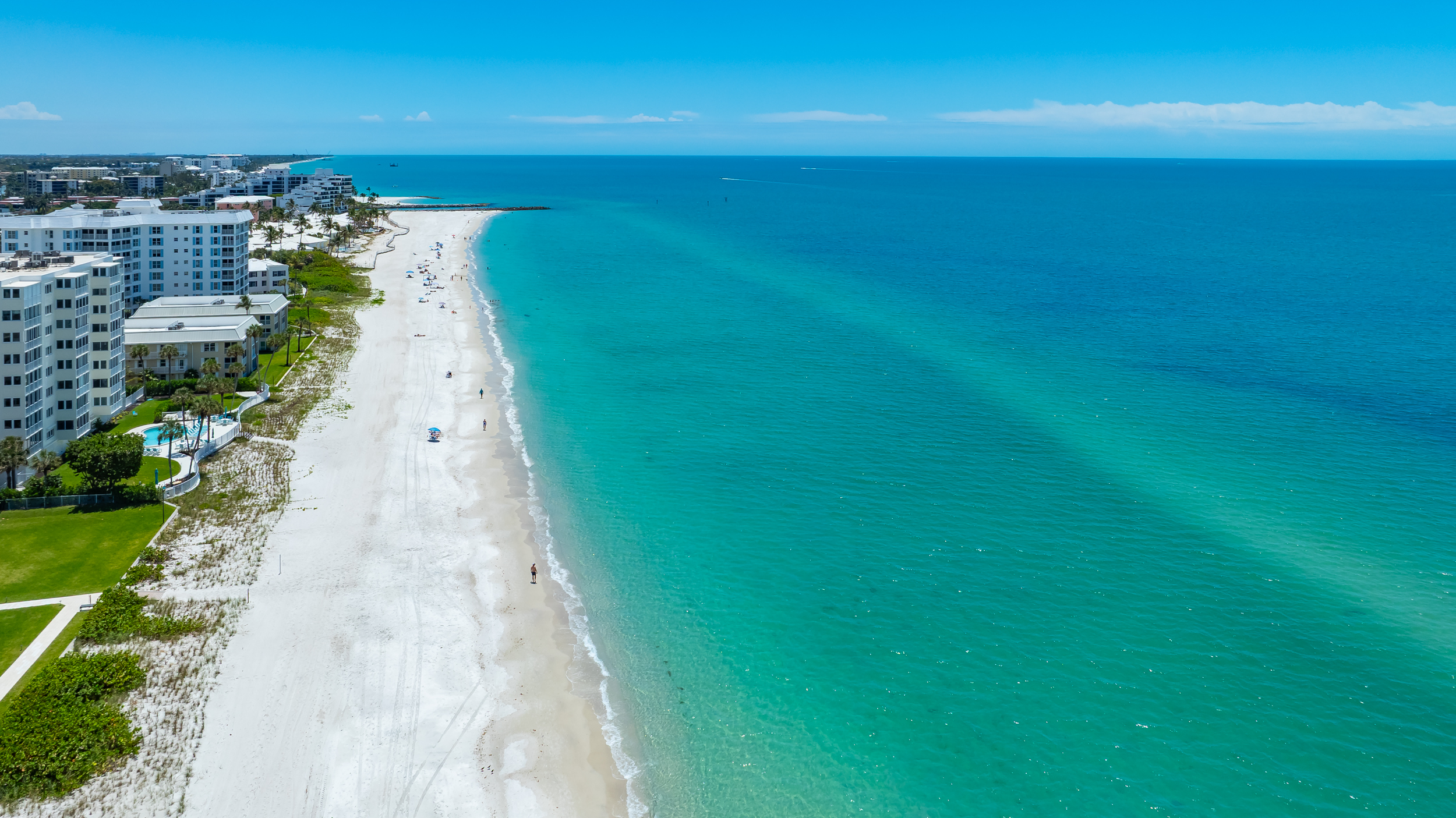 Naples Florida Beach Photography Aerial Stock Photo-2