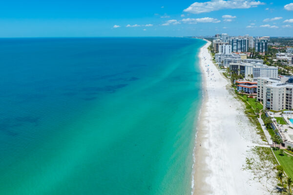Naples Florida Beach Aerial Stock Photo Photography