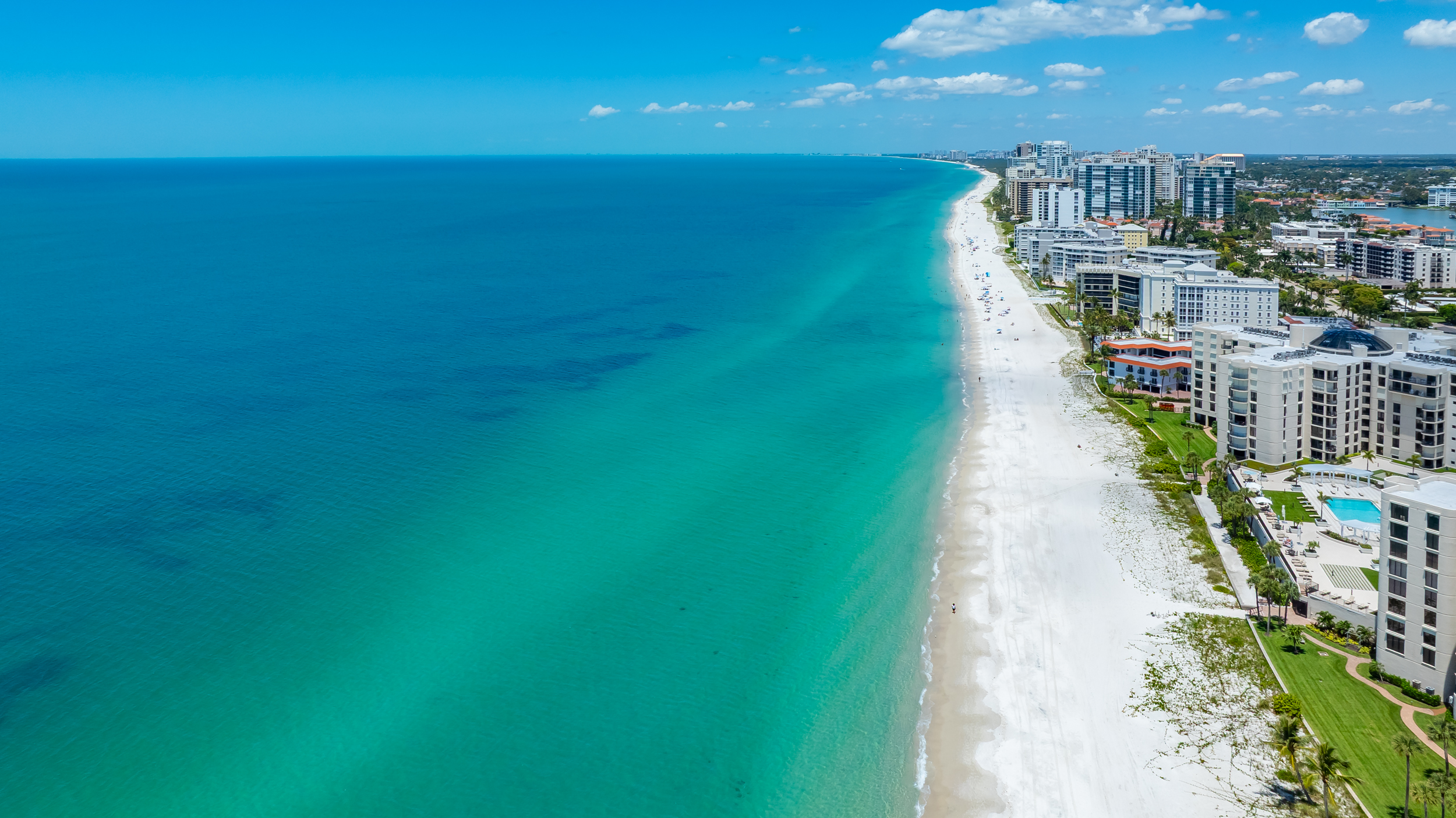 Naples Florida Beach Aerial Stock Photo Photography
