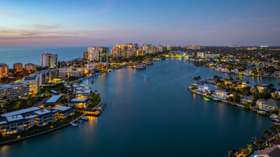 Park Shore Moorings Naples Aerial Stock Photography-4
