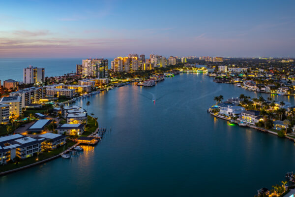 Park Shore Moorings Naples Aerial Stock Photography-4