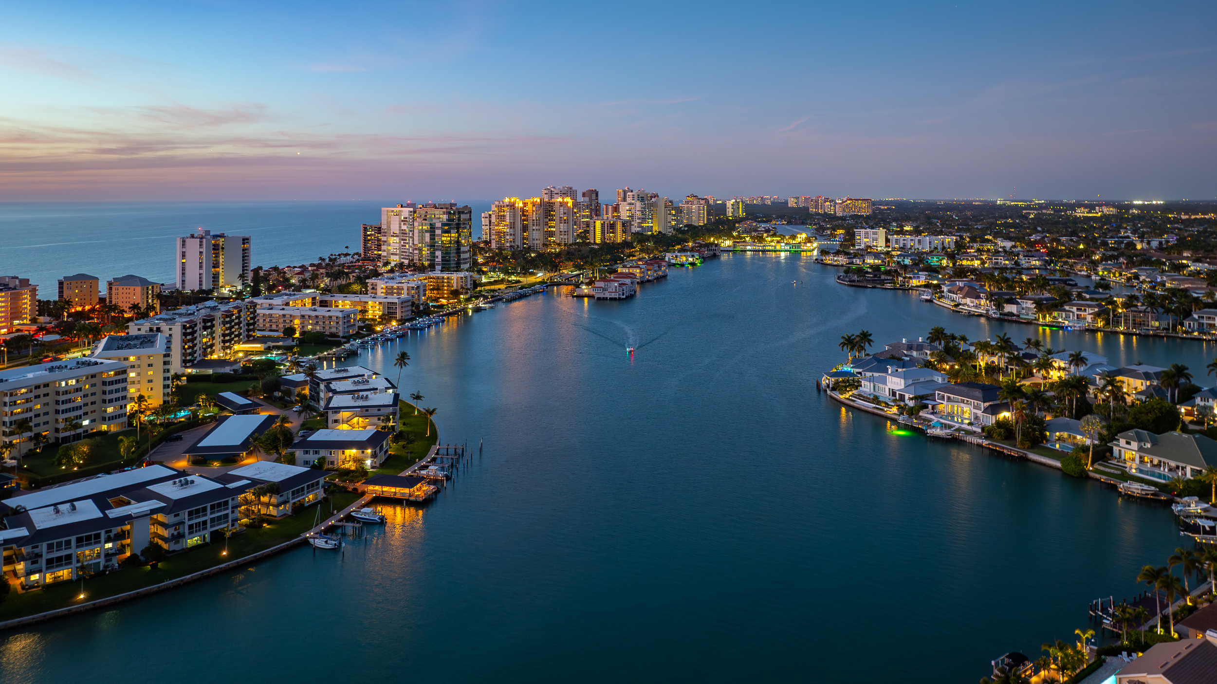 Park Shore Moorings Naples Aerial Stock Photography-4
