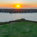 Windstar Naples Bay Sunset Aerial Stock Photography