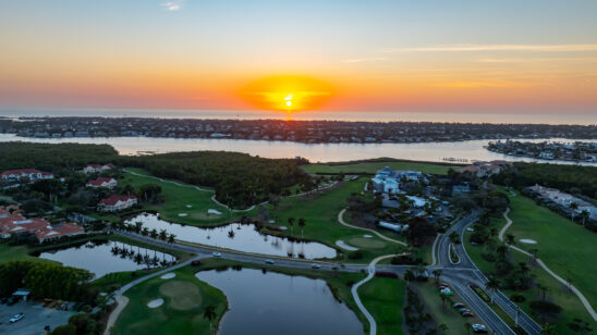 Windstar Naples Bay Sunset Aerial Stock Photography-5