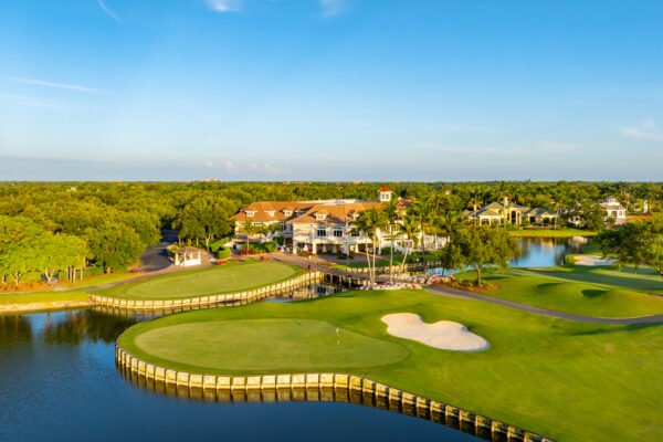 Bay Colony Golf Pelican Marsh Naples Aerial Stock Photography-3