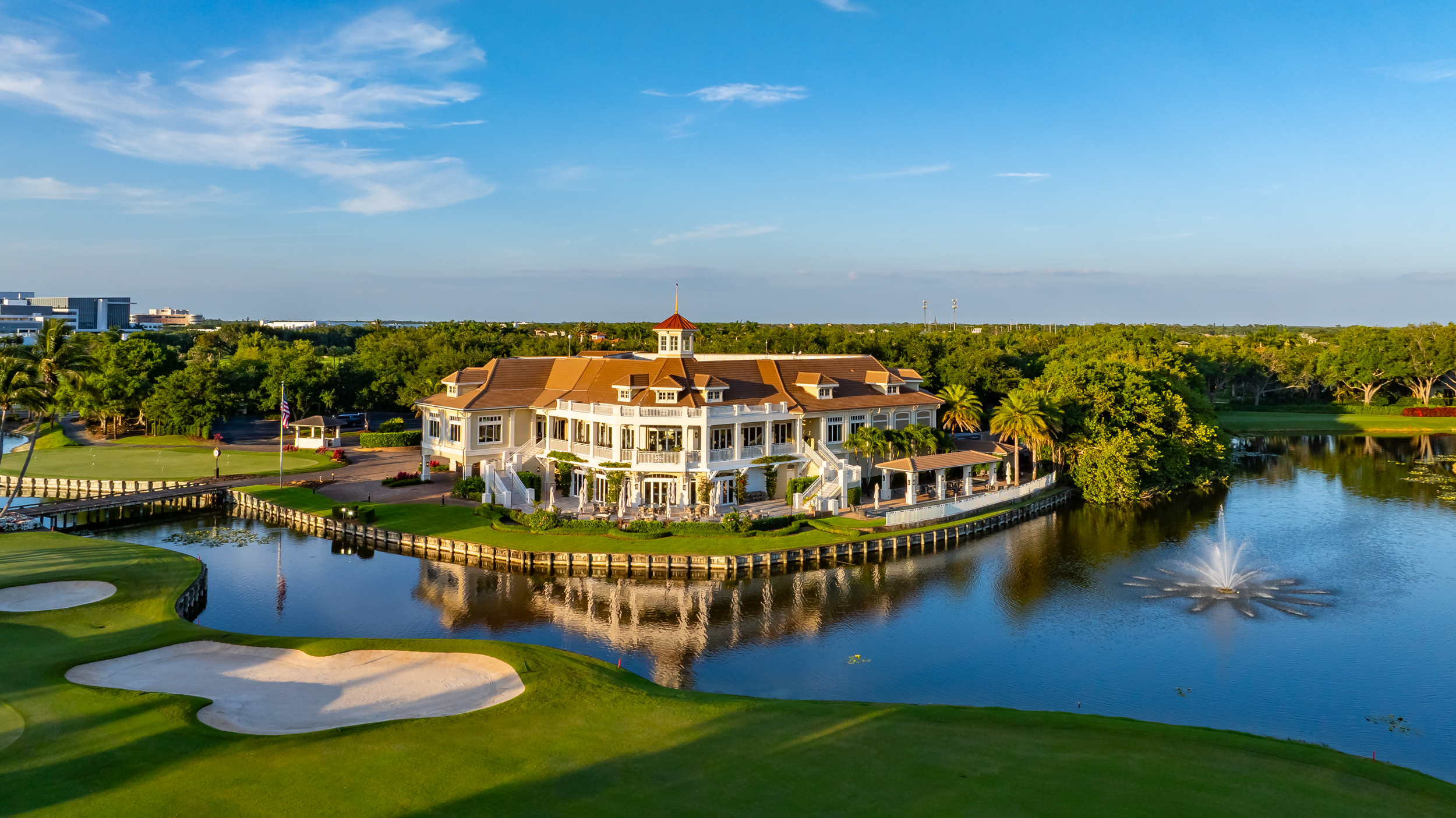 Bay Colony Golf Pelican Marsh Naples Aerial Stock Photography-4
