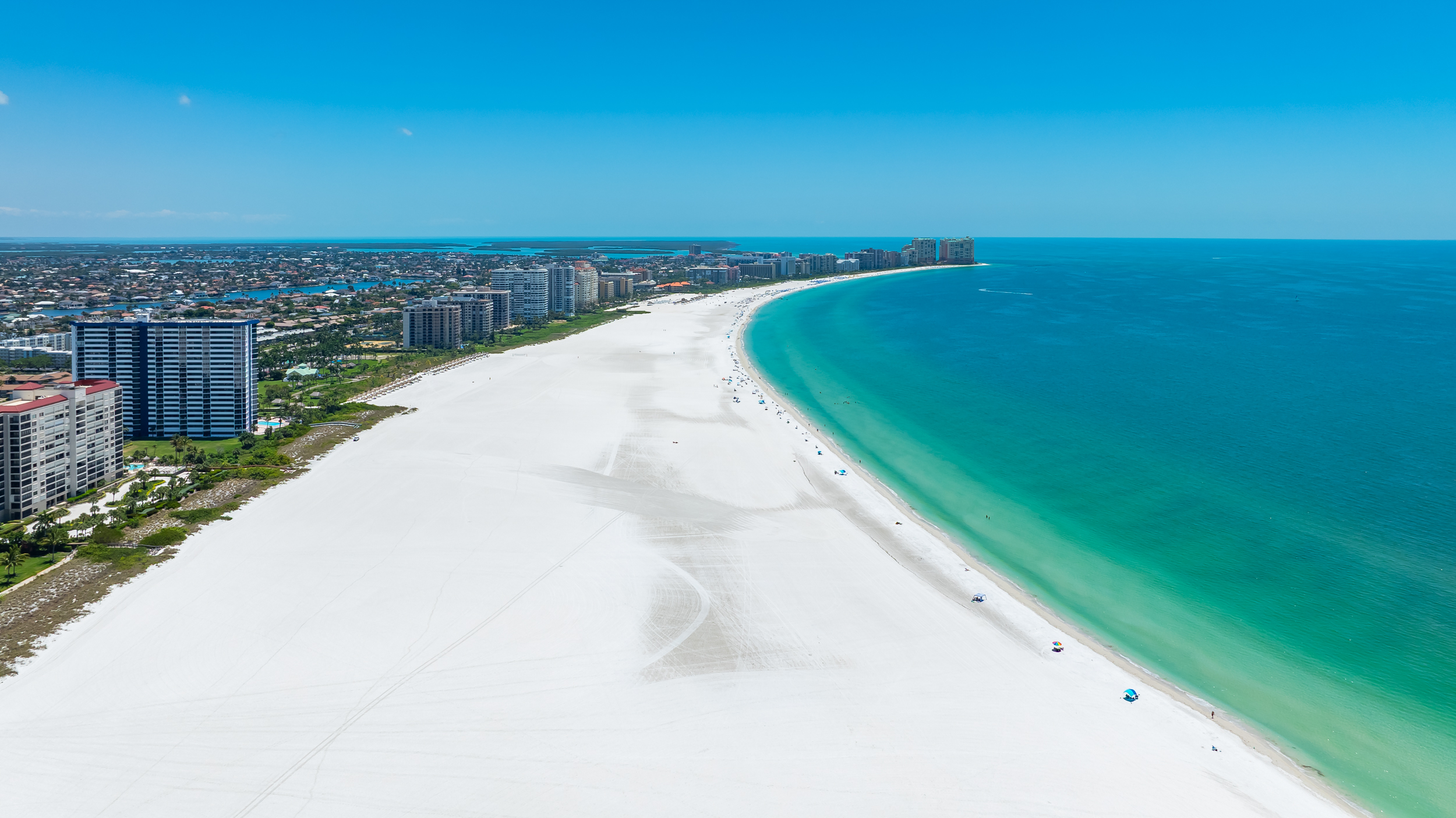 Marco Island Beach Aerial Stock Photography-2