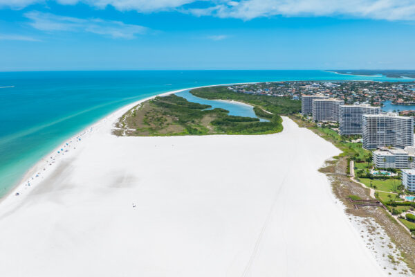 Marco Island Beach Aerial Stock Photography