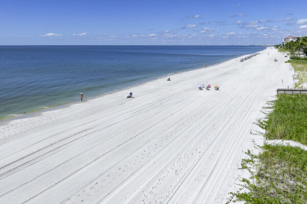 Gulf Shore Dr Vanderbilt Beach Naples Aerial Stock Photography-2