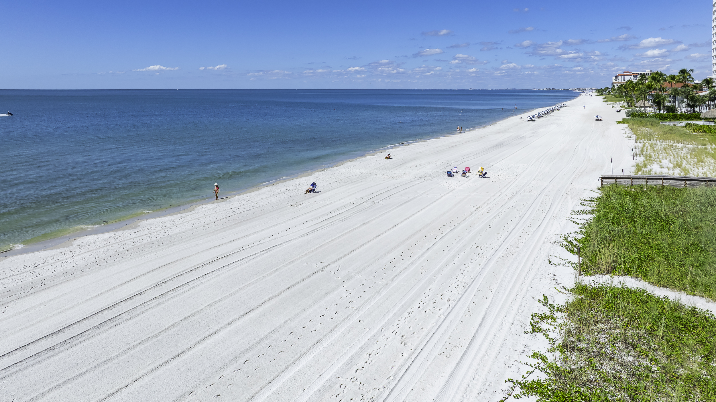 Gulf Shore Dr Vanderbilt Beach Naples Aerial Stock Photography-2