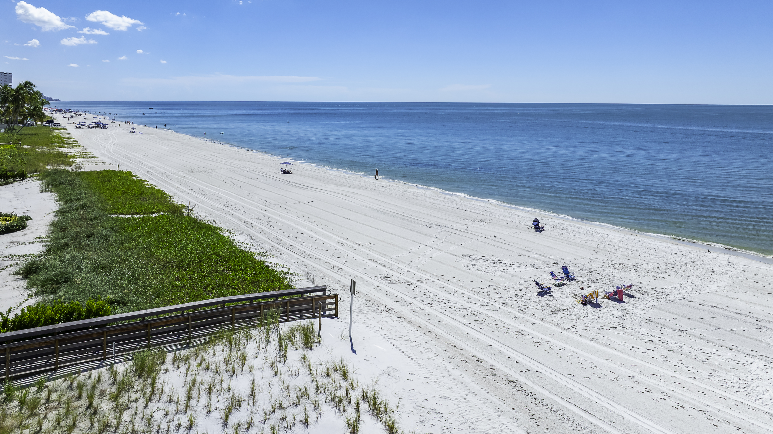Gulf Shore Dr Vanderbilt Beach Naples Aerial Stock Photography-3