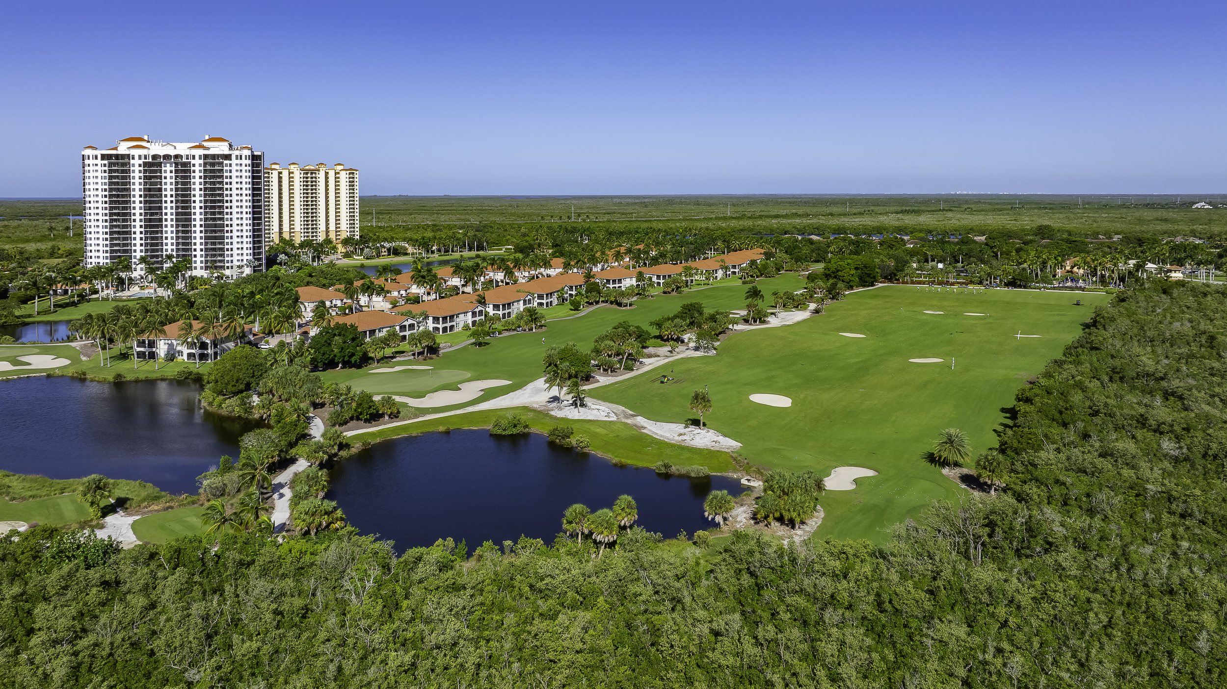 Hammock Bay Naples Aerial Stock Photography
