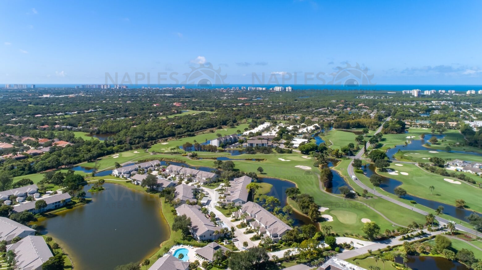 Imperial Golf Estates Naples Aerial Stock Photography Naples Area