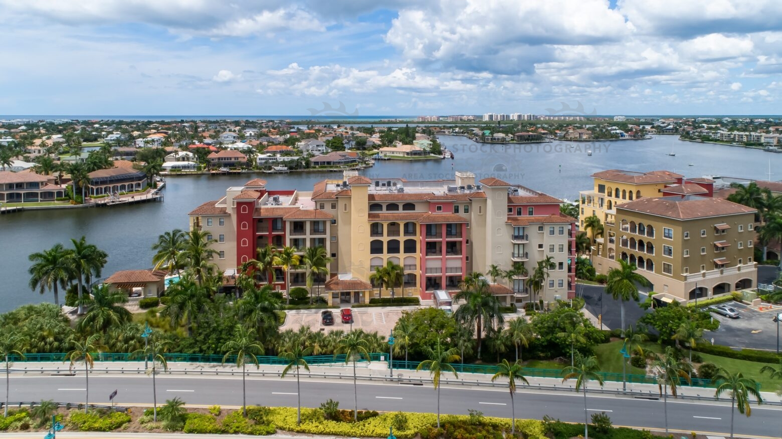 Esplanade Marco Island Aerial Stock Photography Naples Area Stock Photography