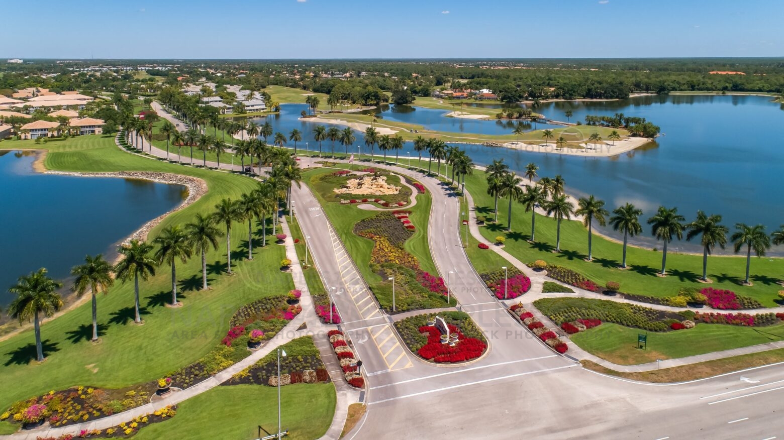 Lely Golf and Resort Naples Aerial Stock Photography Naples Area