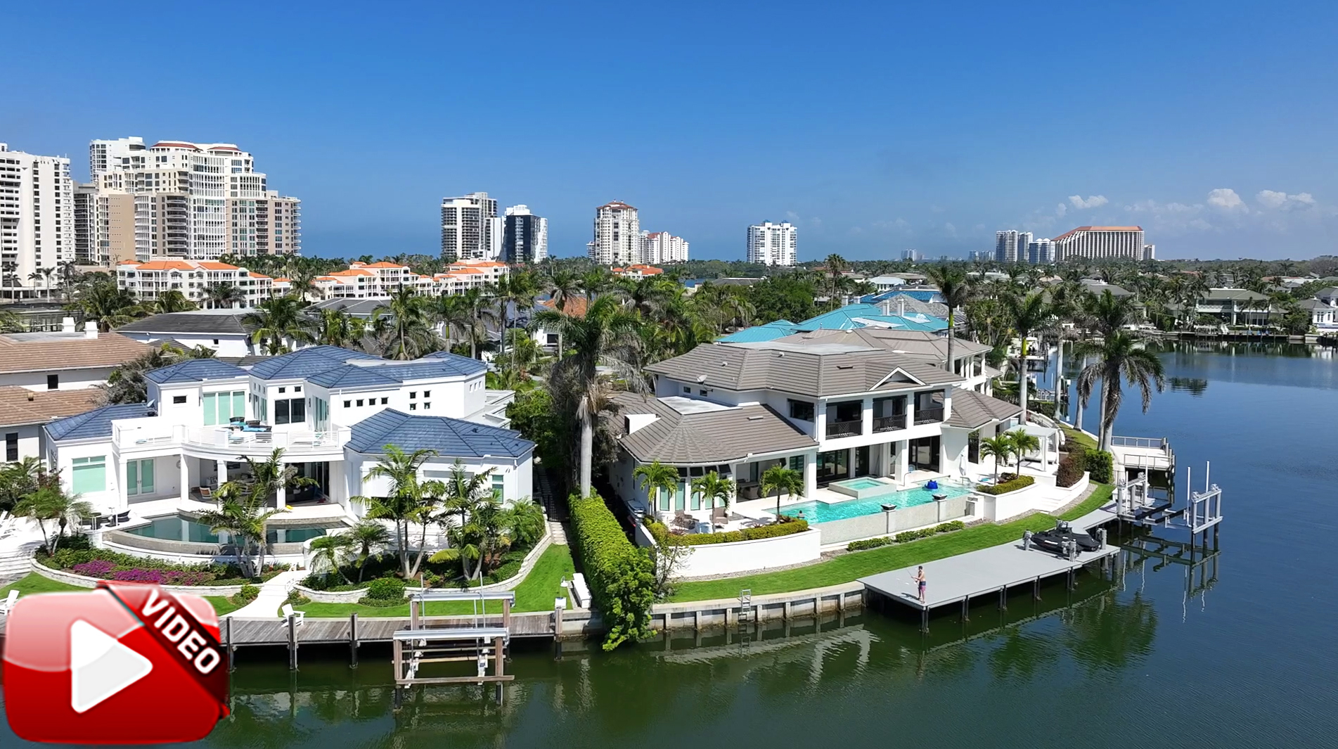 Park Shore Homes Bayside Naples Stock Video