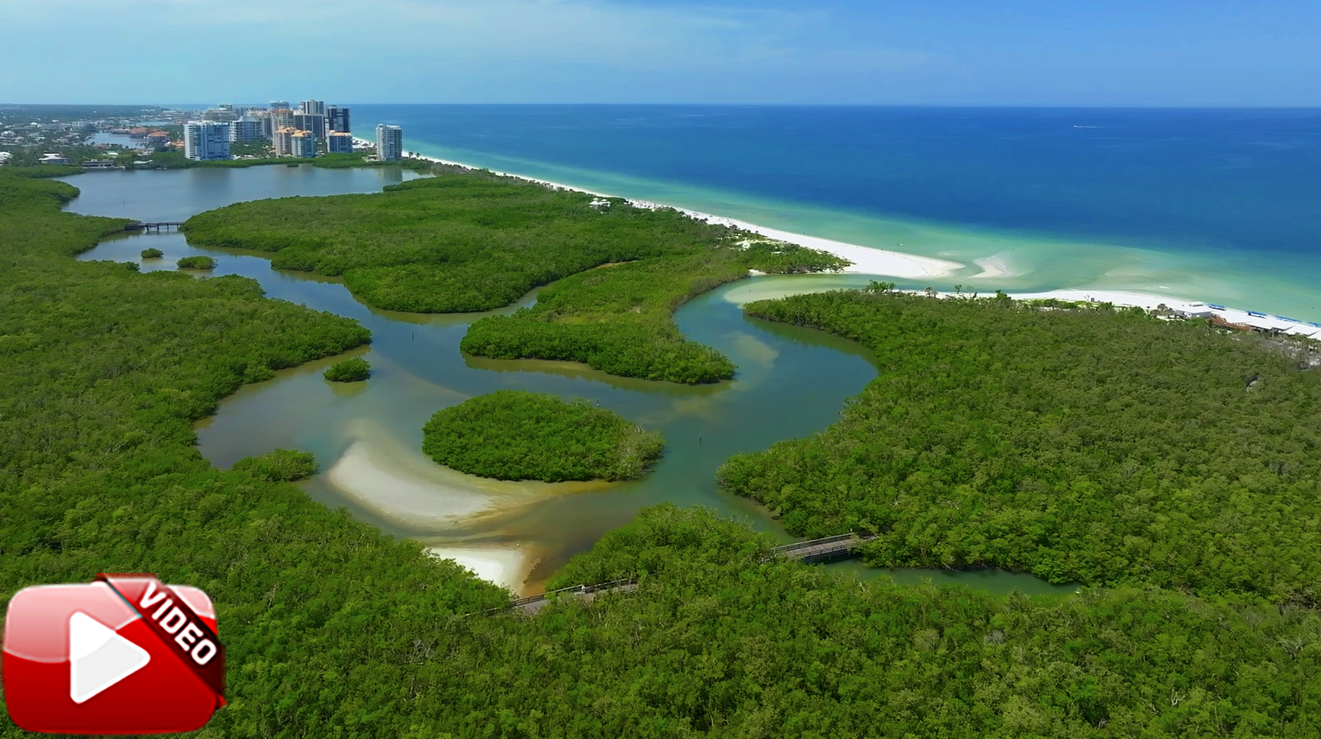 Pelican Bay Naples Aerial Stock Video_3
