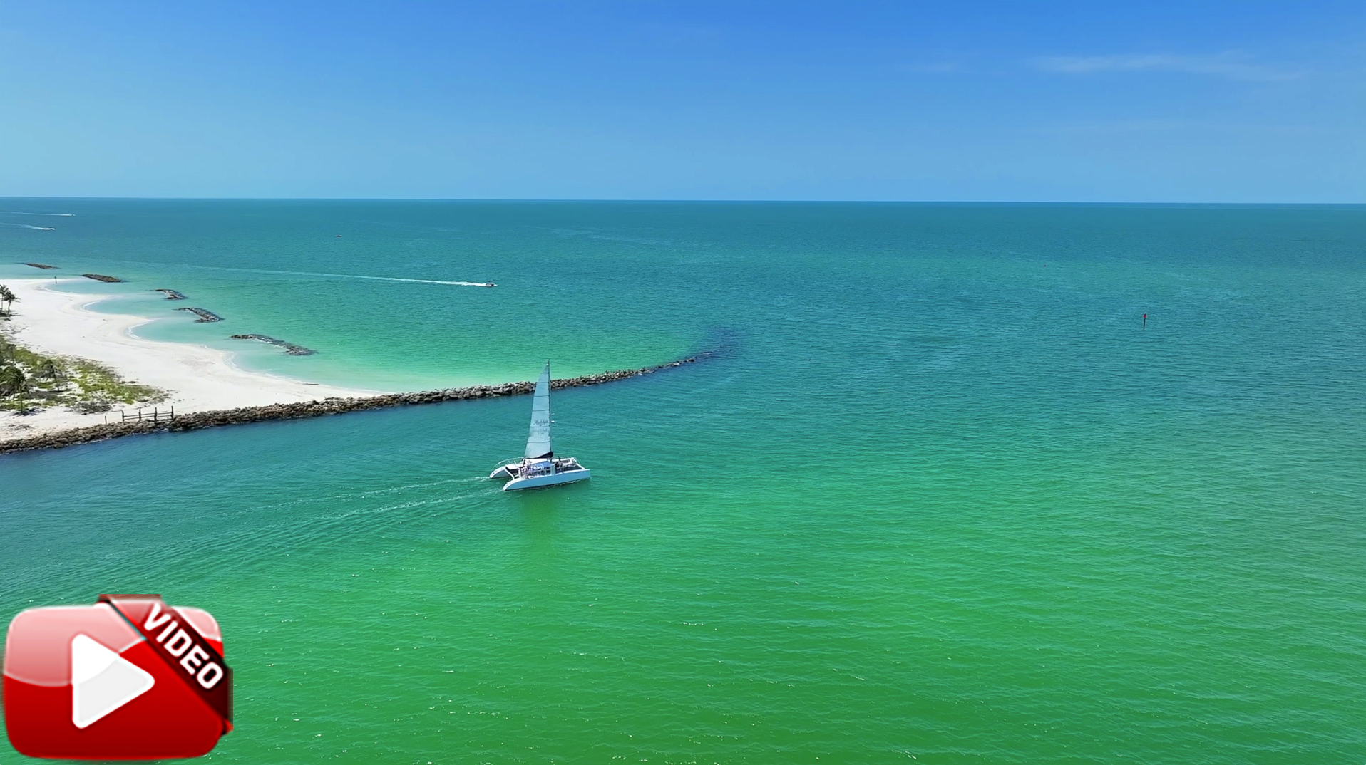 Sailboat Leaving Gordon Pass