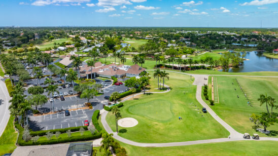 Royal Palm Golf Naples Aerial Stock Photography